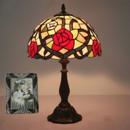 Lampă de masă Tiffany cu...