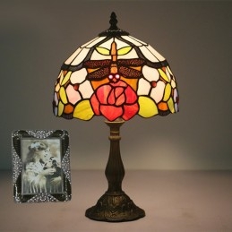 Lampă de masă Tiffany cu...