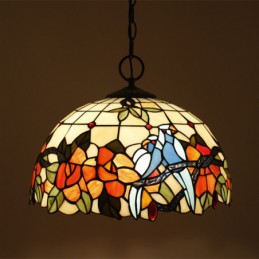 Lampă suspendată Tiffany cu...