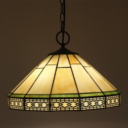 Lampă suspendată Tiffany cu...
