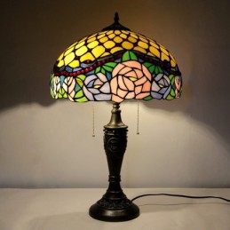 Lampă de masă retro Tiffany...